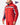 Close-up front view of men's sailing jacket worn by model with zipped collar