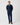 Airwool Merino 1/2 Zip - Navy Black, sailing and marine top, zip detail.