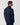 Airwool Merino 1/2 Zip - Navy Black, sailing and marine top, zip detail.