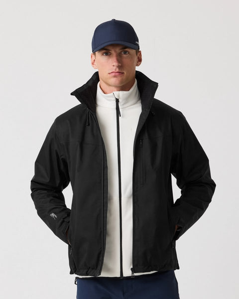 Men's Cool Breeze Hooded Crew Jacket - Black | Henri-Lloyd