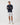 Men's Dri-Fast LS Polo - Navy Black, marine polo shirt, additional product view.