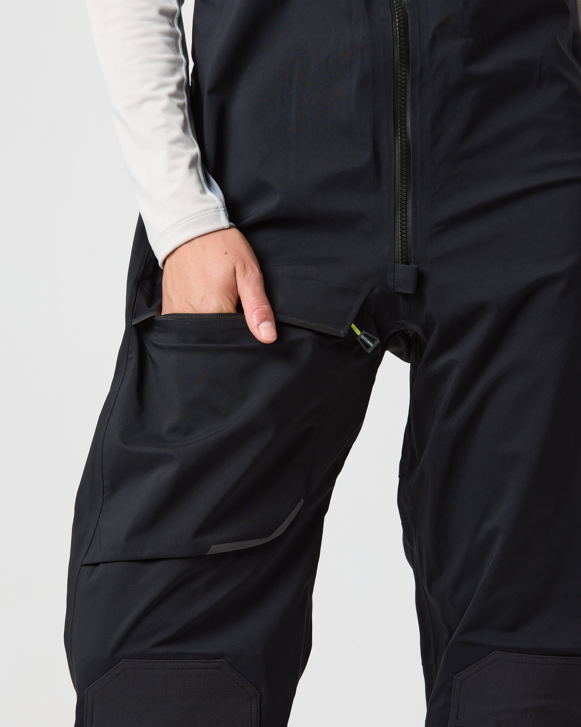 Women's Dynamic Salopettes Black Black 2XL