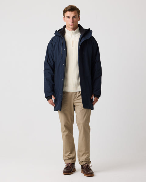Explorer Waterproof Insulated Parka – Navy Black | Henri-Lloyd