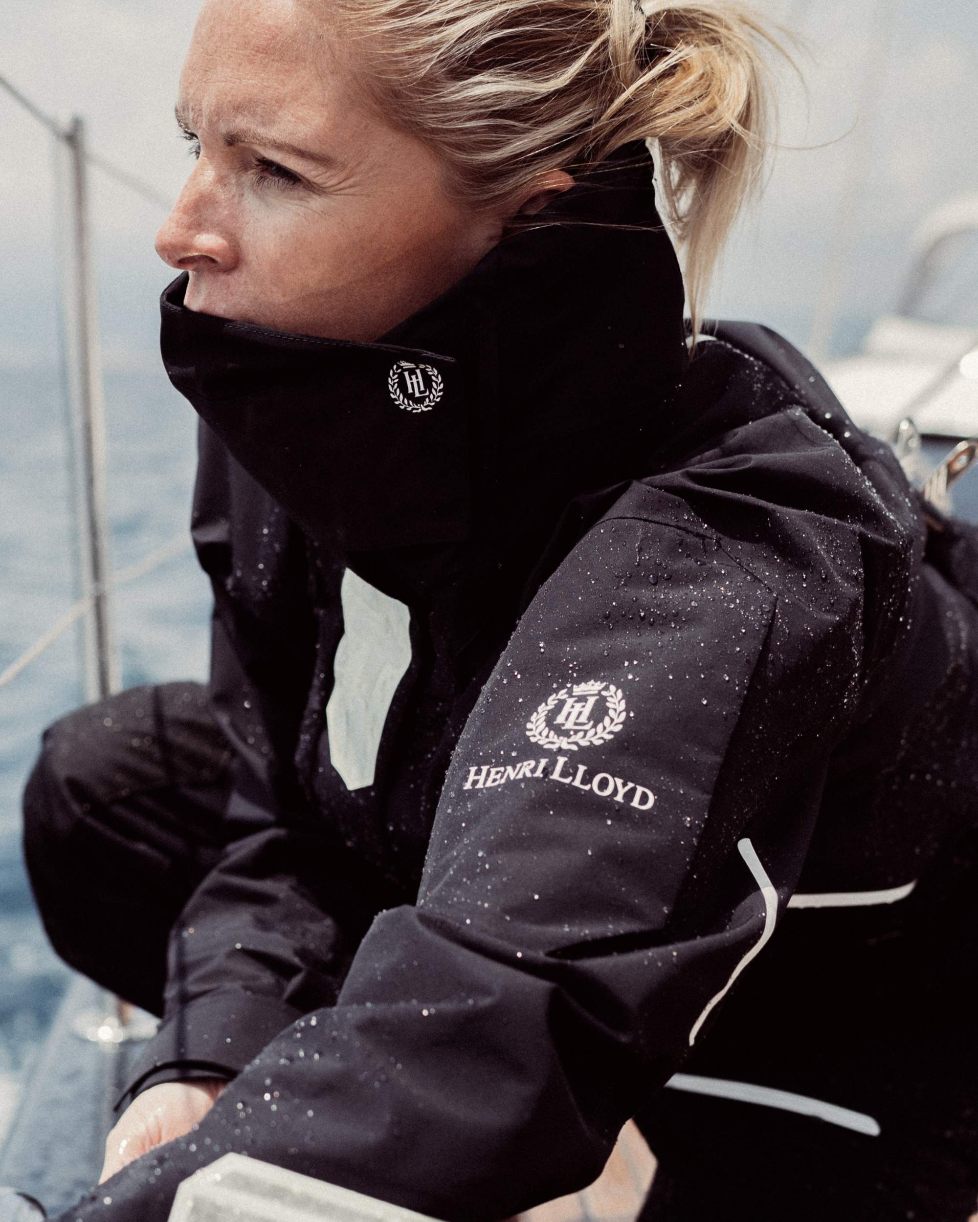 Women's Elite Offshore Jacket Black Henri-Lloyd - Main Image
