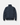 Navy blue jacket with front zipper, high collar, and ribbed cuffs, displayed on a plain background.
