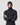Mens Seamless Merino Long Sleeve Hood - Black, sailing and marine top, hood detail.