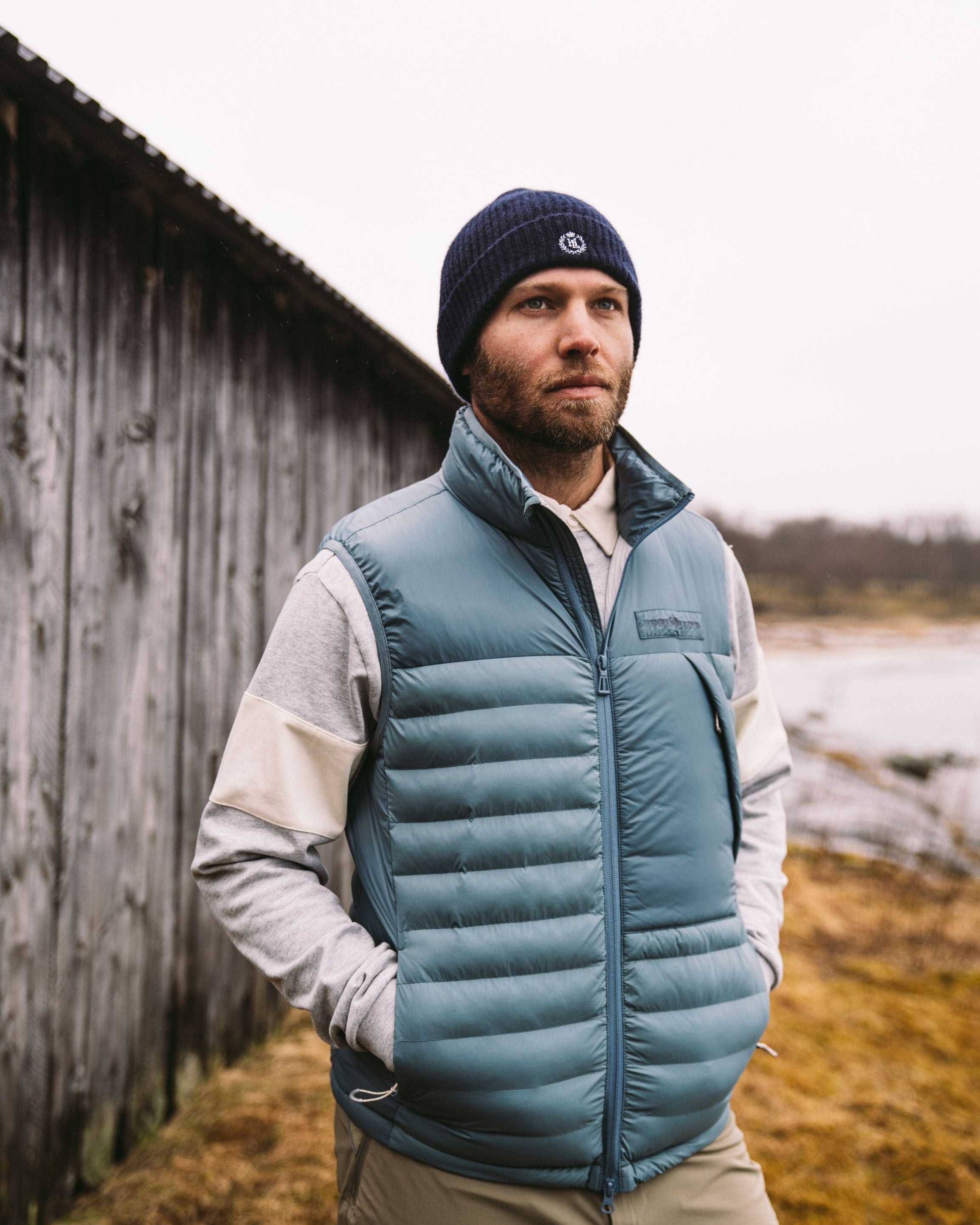 Gilet Hivernal à Fermeture Éclair Duvet Sintetique Bleu Rouge Homme Gilet Hivernal à Fermeture Éclair Duvet Sintetique Bleu Rouge Homme