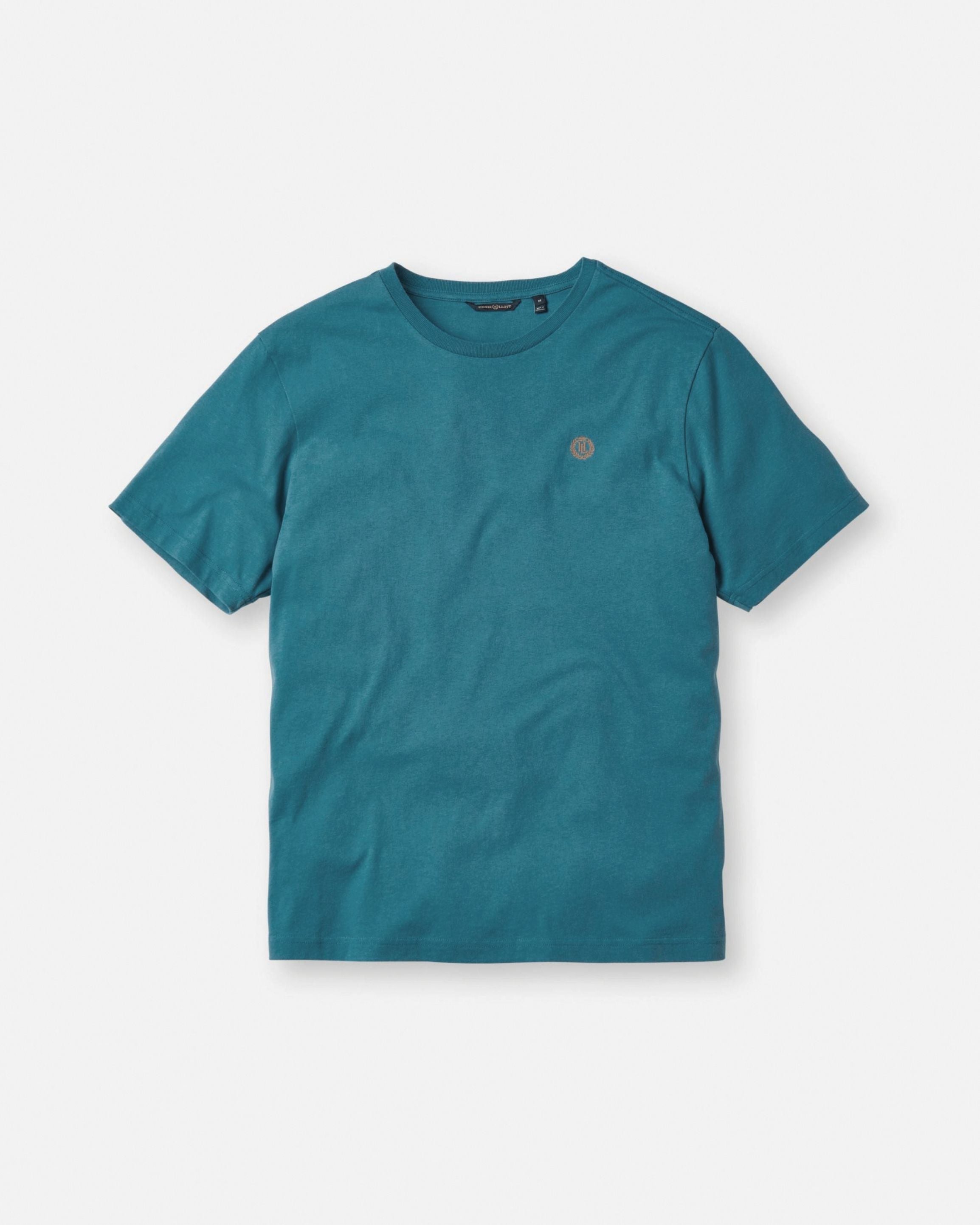 Cowes T Shirt Washed Teal Henri-Lloyd