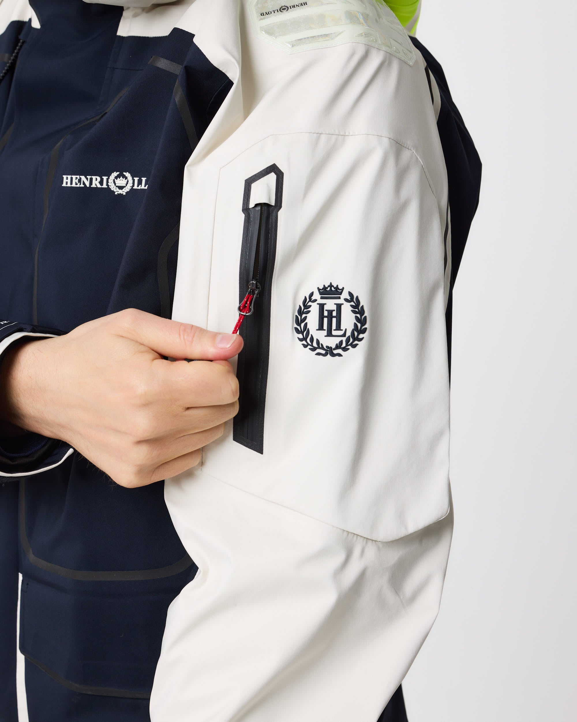Ocean Line Jacket Men's Ocean Pro Jacket - Navy Black/Off White – Henri-Lloyd