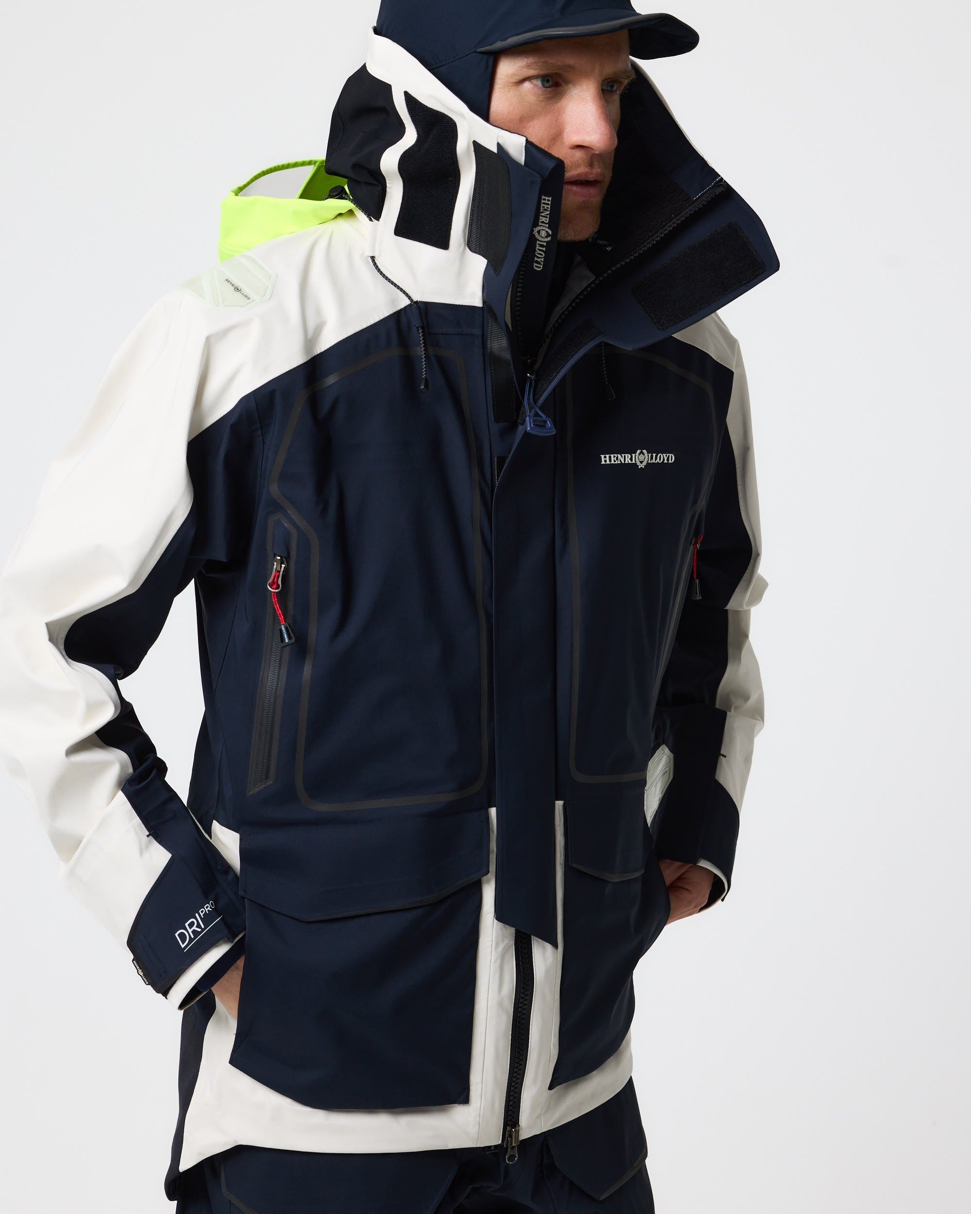 Ocean Line Jacket Men's Ocean Pro Jacket - Navy Black/Off White – Henri-Lloyd