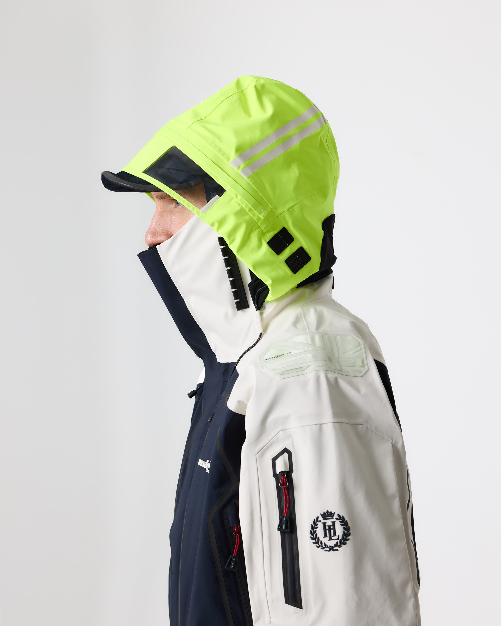 Ocean Line Jacket Men's Ocean Pro Jacket - Navy Black/Off White – Henri-Lloyd