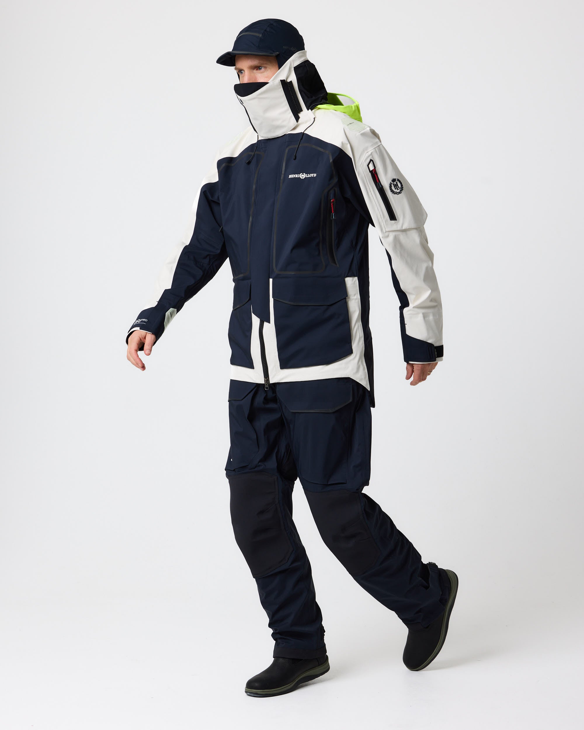 Ocean Line Jacket Men's Ocean Pro Jacket - Navy Black/Off White – Henri-Lloyd