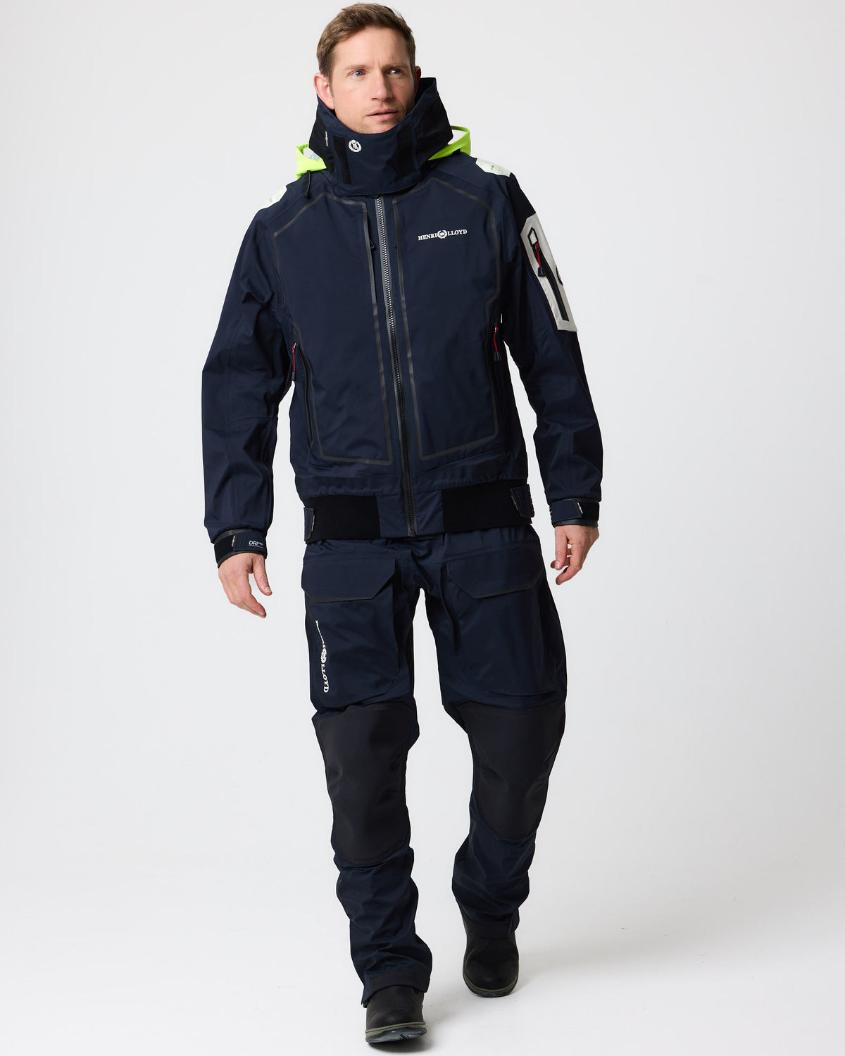 Ocean Pro Full Zip Smock - Navy Black – Henri-Lloyd