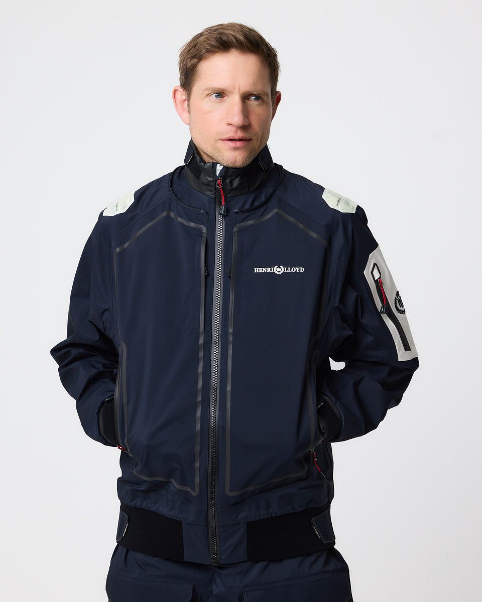 Ocean Pro Full Zip Smock - Navy Black – Henri-Lloyd