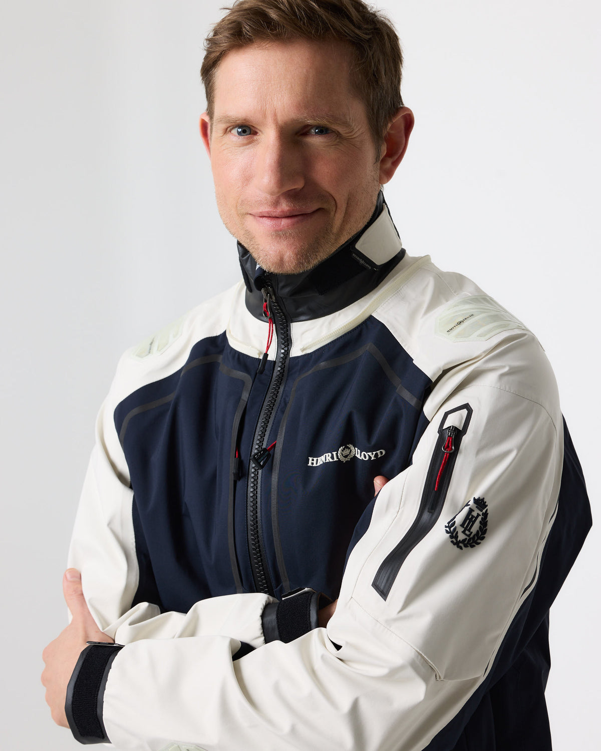 Ocean Pro Full Zip Smock - Navy Black/Off White – Henri-Lloyd
