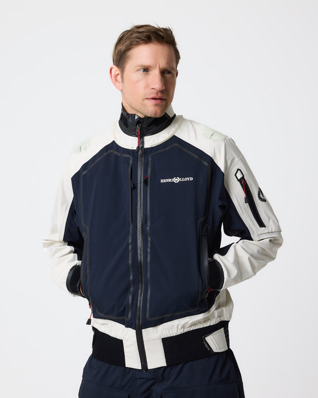 Ocean Pro Full Zip Smock - Navy Black/Off White – Henri-Lloyd