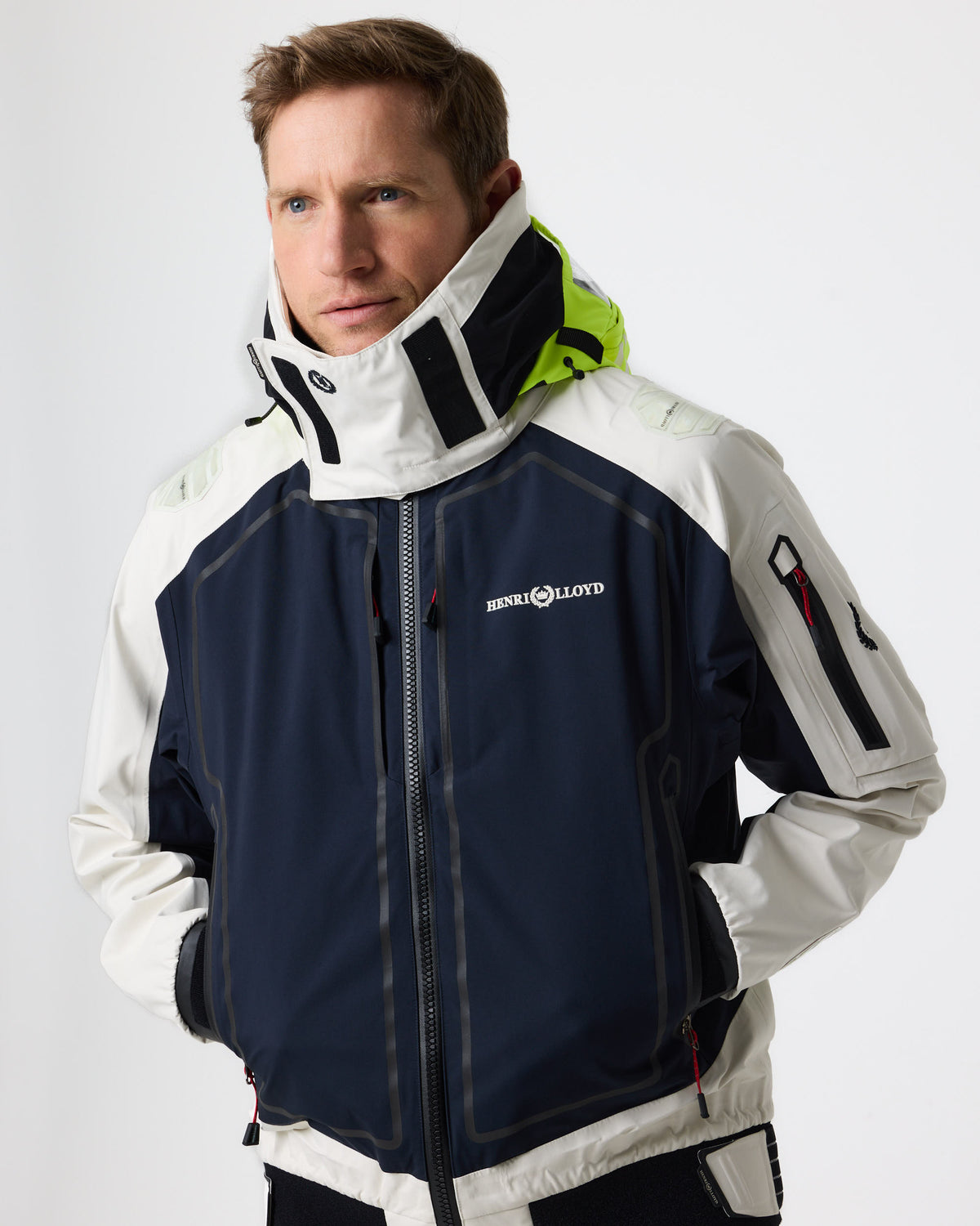 Ocean Pro Full Zip Smock - Navy Black/Off White – Henri-Lloyd